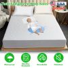 Full Size Waterproof Mattress Protector Breathable Soft Cotton Mattress Pad Cover With Elastic Deep Pocket Up To 11in Noiseless Machine Washable Beddi