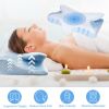 Memory Foam Pillow Neck Support Pillow for Pain Relief Sleeping Ergonomic Contour Orthopedic Support Side Back Stomach Sleeper