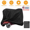 Scooter Protective Cover Waterproof Motorcycle Mobility Wheelchair Shelter Protector with Storage Bag against Sun Water Dust 74.8x28x46.1in