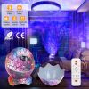 Star Projector Lamp Galaxy Light Dinosaur Egg Light Nebula Star Party Light Lamp with Wireless Speaker White Noise Remote Control