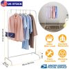 20kg/44lbs Loading Clothing Garment Racks Steel Freestanding Garment Racks Detachable Clothes Rack Stands Cloth Organizer for Store or Hanging Clothes