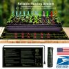 10" x 20" Seedling Heat Mat IP67 Waterproof Plant Warm Hydroponic Heating Pad 17.5W for Seed Germination Cloning Plant Propagation