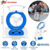 Desk Cooling Fan w/180°Adjustable LED Lamp Baby Stroller Fan Emergency Flashlight Torch for Household Camping Traveling