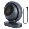 300W Space Heater with 30° Tilting Angle 3S Fast Heating Portable Desktop Electric Heater For Indoor Use With Overheat Protection Tip Over Protection
